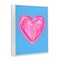 Stupell Industries Watercolor Sculptural Heart Framed Giclee Wall Art Design by House of Lulu